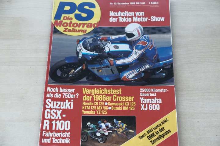 Deckblatt PS Sport Motorrad (12/1985)